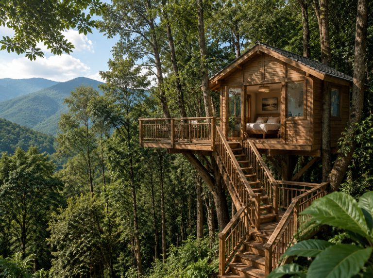 贡觉县景区悬空树屋